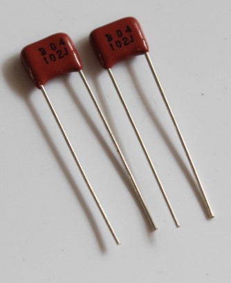 PK2* Red 102J, 0.001UF,100V,capacitor, Quality