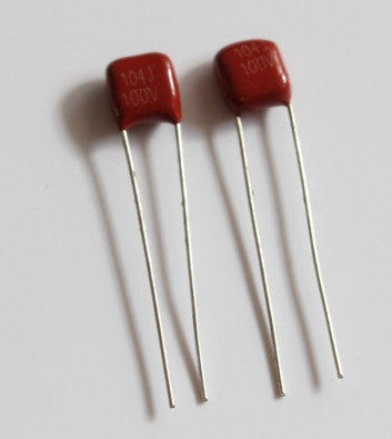 PK2* Red 104J, 0.1UF,100V,capacitor, Quality