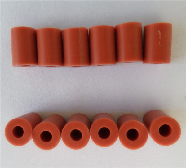 12PCS,Strat Tele Pickup Height Red Hard Rubber Tubing 10mm or 15mm