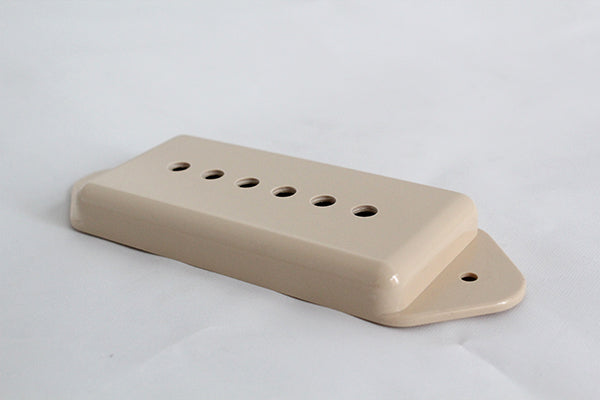 48mm String Space,Dog Ear style pickup cover,Ivory color,#PC-404