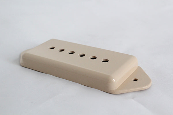 50mm String Space,Dog Ear style pickup cover,Ivory color,#PC-406