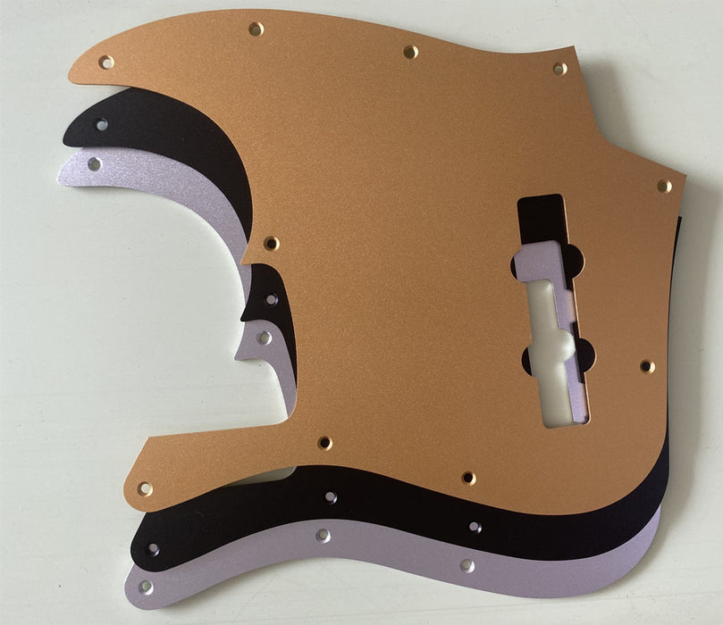 Metal Aluminum Anodized Pickguard,fits American Standard J Bass