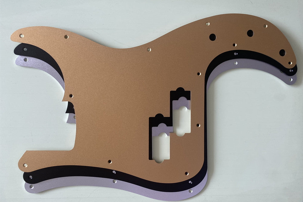 Metal Aluminum Anodized Pickguard,fits American Standard P Bass Body