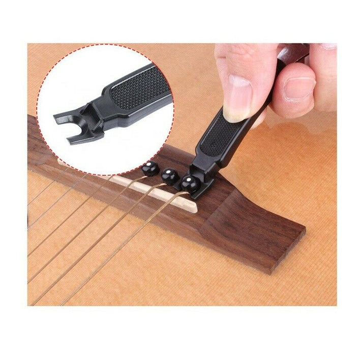 3in1 Guitar String Winder,String Cutter,Acoustic Bridge Pin Puller — EYPARTS