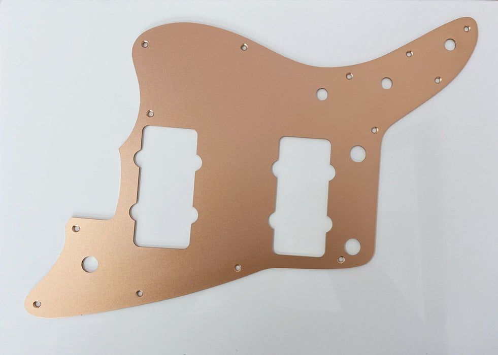 Metal Aluminum Anodized Pickguard,Gold,for Fender American Professional Jazzmaster