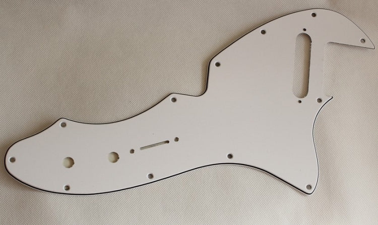 Tele Thinline pickguard White 3ply,Fits Fender '69 Reissue Thinline Telecaster