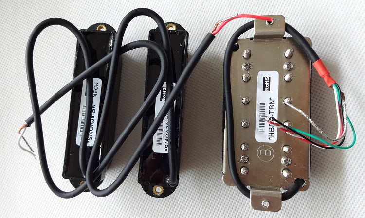Artec Power Single Pickups SMOA36 Neck/Middle,+1 Humbucker HBWA-TBN-B Bridge,Black cover,SSH(Alnico)