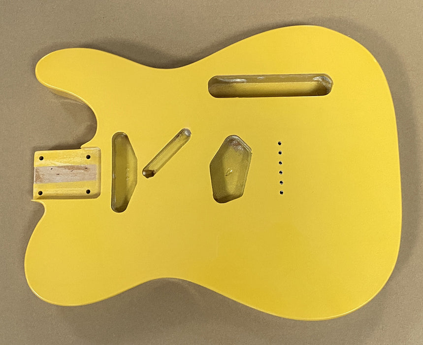 NEW Telecaster body custom Alder,Blond,With Drilled String Ferrule holes