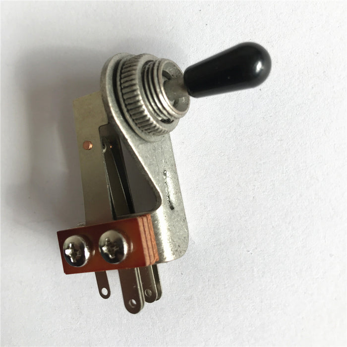 Antiqued Sliver,Right Angle 3-Way Toggle Switch for 2 pickups guitar,Les Paul,Jazzmaster guitars