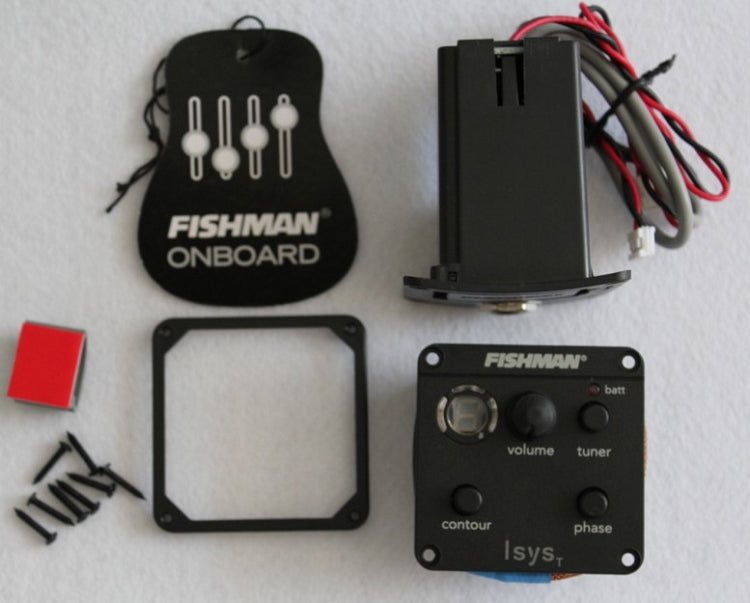Fishman Isys T EQ,Isys T w/Sonicore pickup,battery box/output jack
