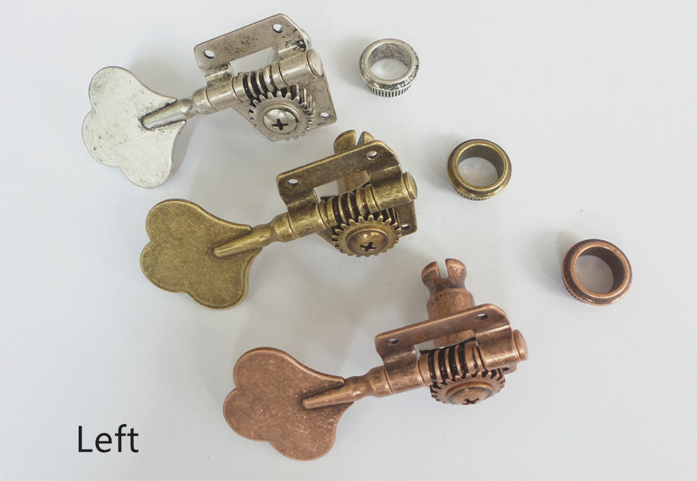 Left or Right Machine head Tuning Key, to custom your own sides,Open Frame style,Antique Sliver/Antique Brass/Antique Bronze