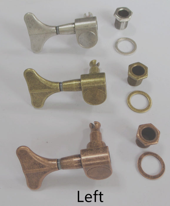 Left or Right Machine head Tuning Key, to custom your own sides,Antique Sliver/Antique Brass/Antique Bronze