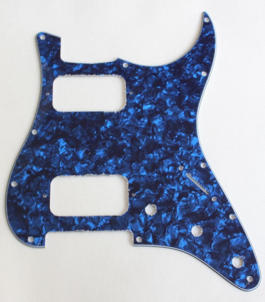 Stratocaster HH pickguard,Blue Pearl,fits fender new