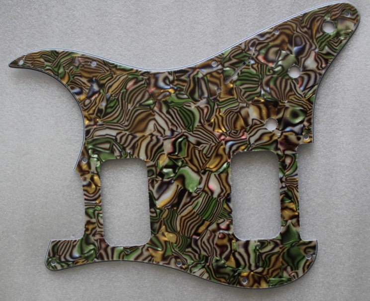 Celluloid Plastic Abalone Material,Strat 2H(HH) pickguard for Fender,#U022