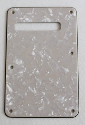 Aged white+Light Ivory Pearl,Standard Stratocaster Back Plate