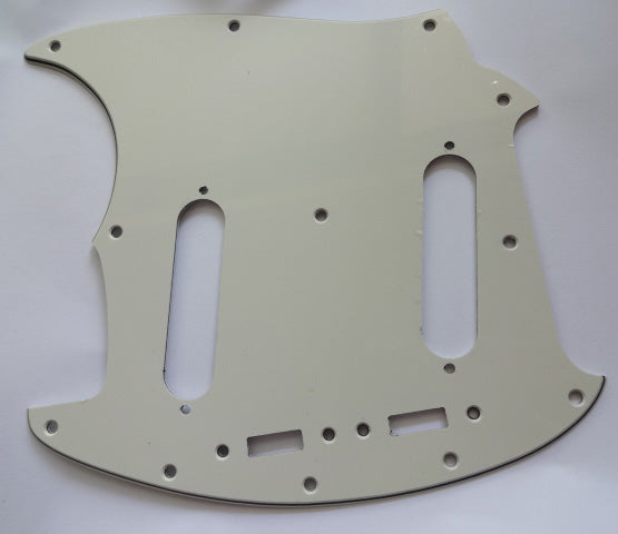 NEW 3 Ply Parchment Pickguard fits Fender USA Mustang Guitar