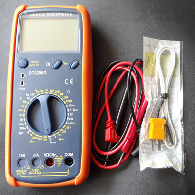 Digital  Multimeter,AC,DC,Resistance,Capacitance,Temperature,Frequency