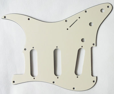 Stratocaster Standard pickguard, 3ply Cream fits fender new