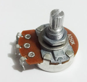 A250K Potentiometer, Full Size, 15mm shaft,Audio Taper,for Stratocaster and Telecaster Wire Custom