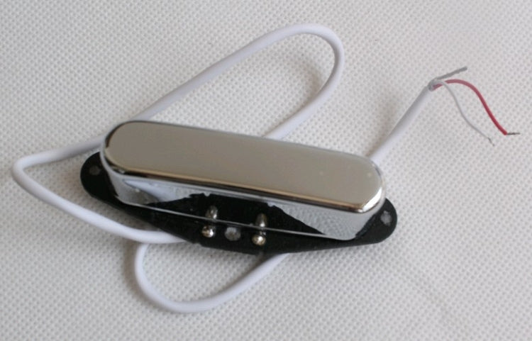 Telecaster neck Pickup,Alnico-V,2 conducts with shield(3 Wires),Chrome