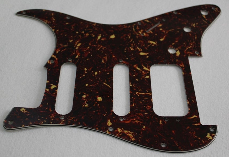 Brown Tortoise Shell Pickguard,Fits Fender Floyd Rose HSS Stratocaster,(Humbucker with 3 pickup mounting holes)