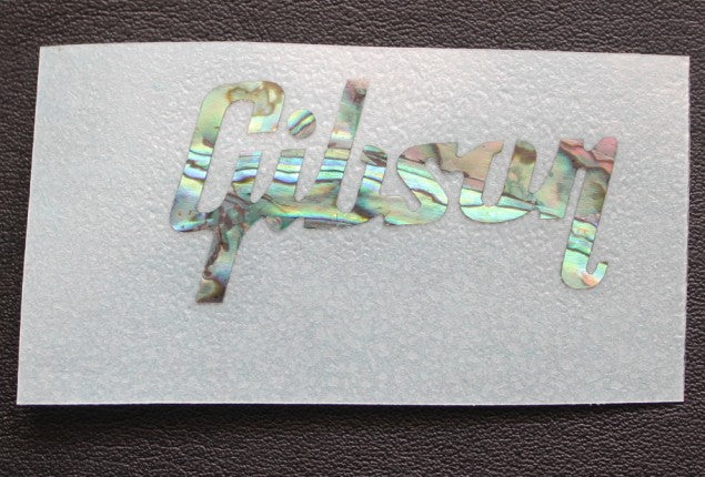 Abalone logo- For Gibson sticker,Les Paul Custom NEW