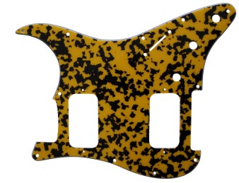 NEW Yellow Tortoise Shell,Strat 2H(HH) pickguard for Fender,#U020