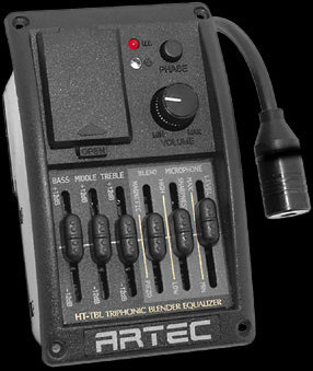 Artec HT-TBL,Blender EQ,Condenser Microphone, Soundhole Magnetic Pickup