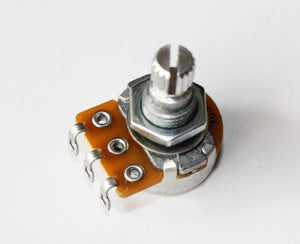 Alpha Potentiometer,Small Size,A500K,15mm shaft,Audio Taper,for Stratocaster and Telecaster Wire Custom