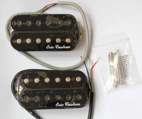 Eric Custom 106-A humbucker Pickup,Black Gloss finish,Alnico,Neck/Bridge