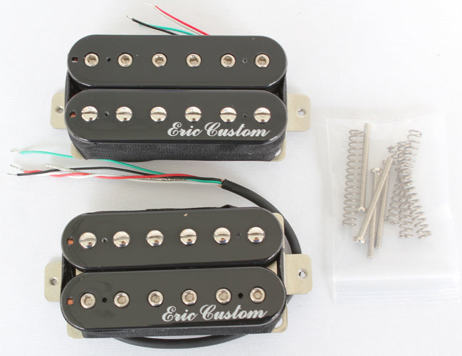 Eric Custom ANGEL-ND-BK, Neck/Bridge,Black Humbucker Adjustable/Hexagonal Pole-Piece "Ni" Pickup (Neodymium Bar)