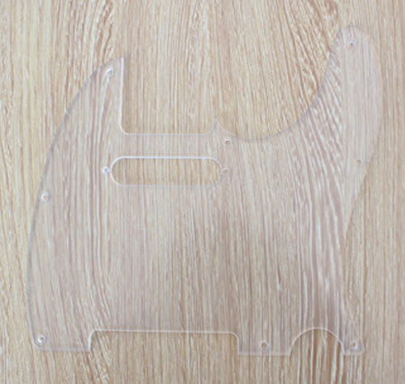 Tele Standard pickguard,Acrylic Transparent,Both Top and Back sides with the protective film, Fits Fender new