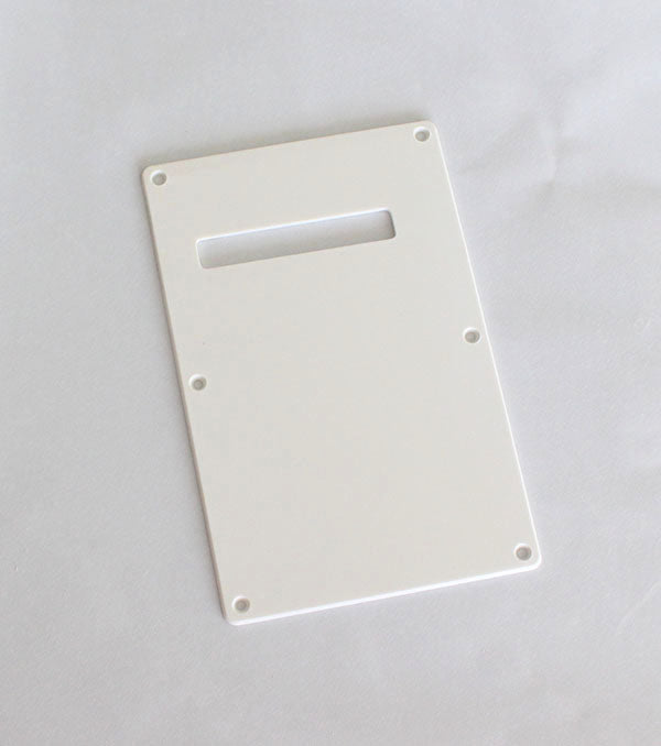 1ply White Tremolo Cover,Back Plate,made by Plastic injection,#014