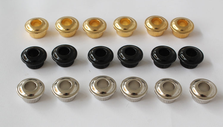10.2mm,Nickel/Black/Gold option Conversion Machine head Tuner Bushing,Pack 6pcs,Metal material,#HS024