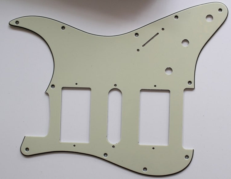 Mint Green,Strat 2H/1S(HSH) pickguard,Fits Covered and open Humbucker Pickup
