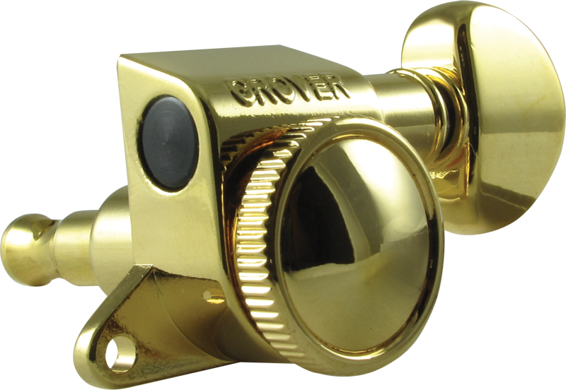 Gold Grover 6INLINE Roto Grip Locking Rotomatics Machine head tuner,505G6