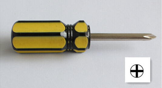 Phillips Screwdriver,Short size,4.7mm rod diameter,for Phillips / Cross head Screw