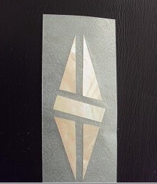 MOP logo- Triangle Diamond Sticker for LP Custom,Repair