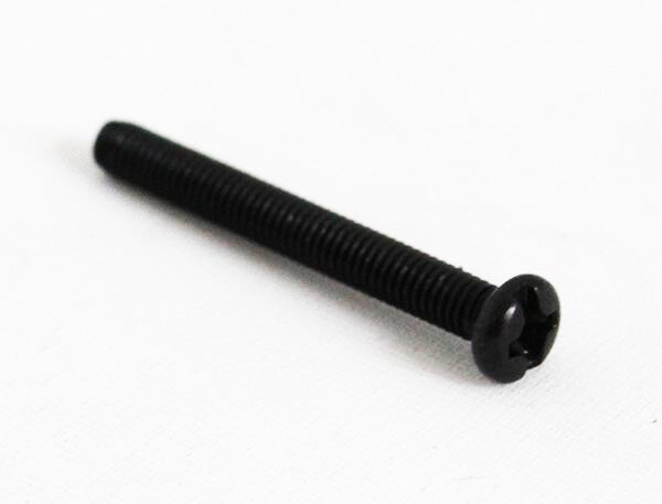 Pack 20pcs,Black Humbucker pickup surround Adjusting Height Screw,Diameter:2.80mm