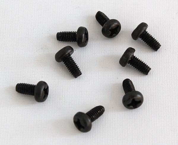 20PCS,Flat Bottom head,for China made Square level switch mounting screw,Black,Diamter:2.8mm