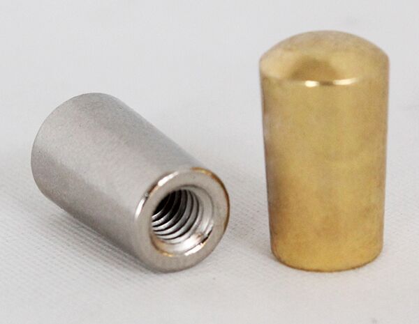 Metal LP style 3 way Toggle switch knobs tips,Metric thread, fit Asian Metric 3.8mm diameter thread,Chrome or Gold