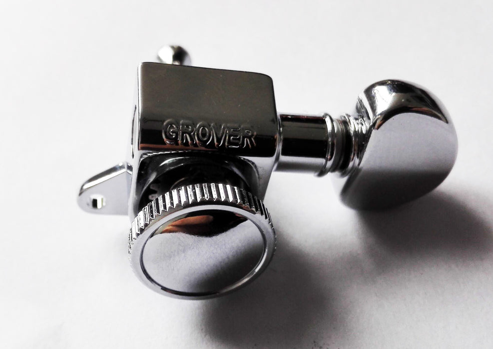Chrome Grover 6INLINE Roto Grip Locking Rotomatics Machine head tuner,505C6
