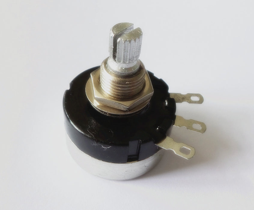 Mighty Mite Brand Potentiometer,Sealed,A250K,Full Size ,15mm shaft,Audio Taper,for Stratocaster and Telecaster Wiring Custom,#MM24