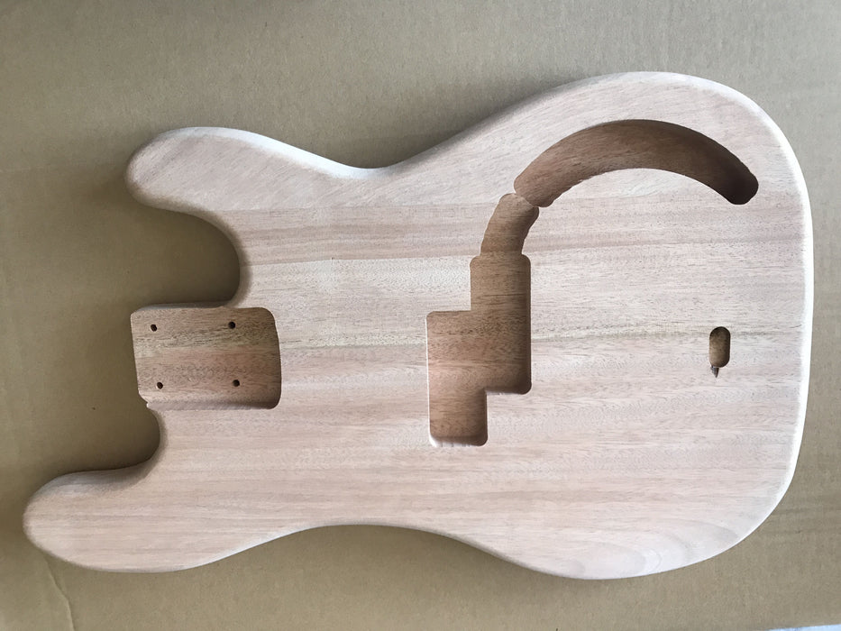 P Bass body custom Mahogany Wood,,Unfinished