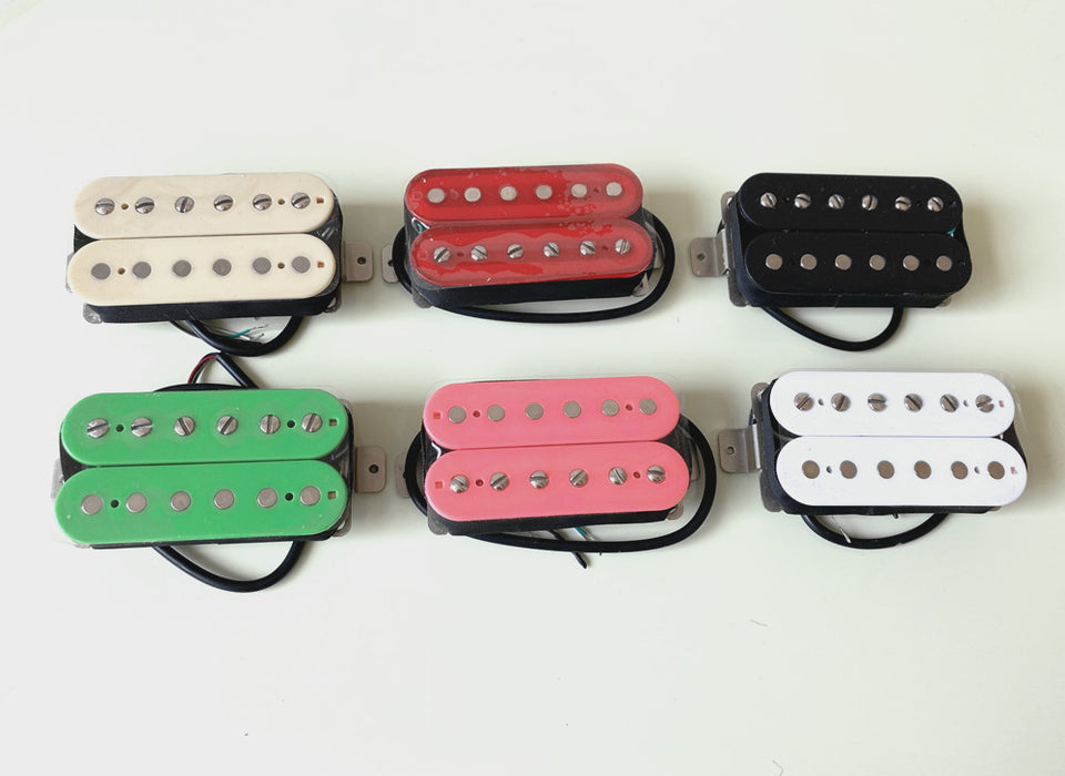 Eric Custom,Black/White/Red/Purple/Ivory/Green, Neck/Bridge,Les Paul LP Humbucker Pickup (Alnico5 Bar)