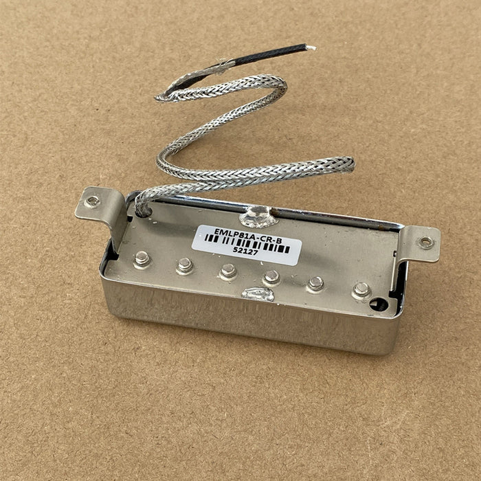 Mini Humbucker Pickup,Alnico 5,with Metal Shield Wire,Chrome