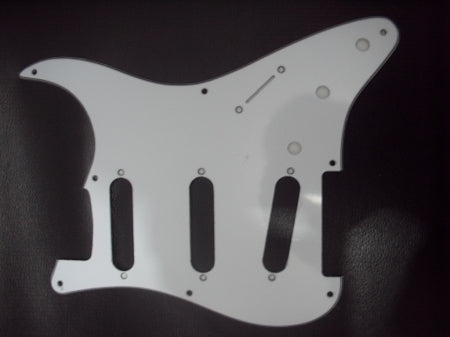 Stratocaster '57 pickguard 3ply White fits fender new,#V030
