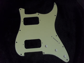 Strat HH pickguard Mint Green 3 PLY for Fender body custom