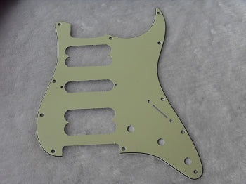 Strat 2H/1S HSH pickguard Mint Green 3 ply  for Fender