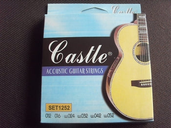 1set* "Castle" brand Acoustic Guitar String-1252